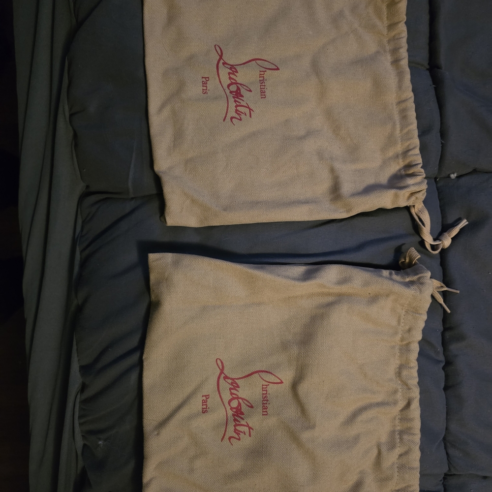 Christian Louboutin Beige Dust Bags